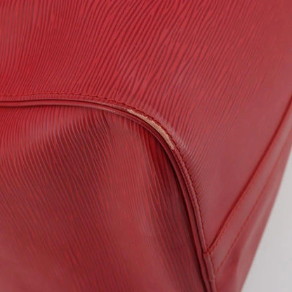 Louis Vuitton Keepall Epi, Red, Leather, Travel Bag