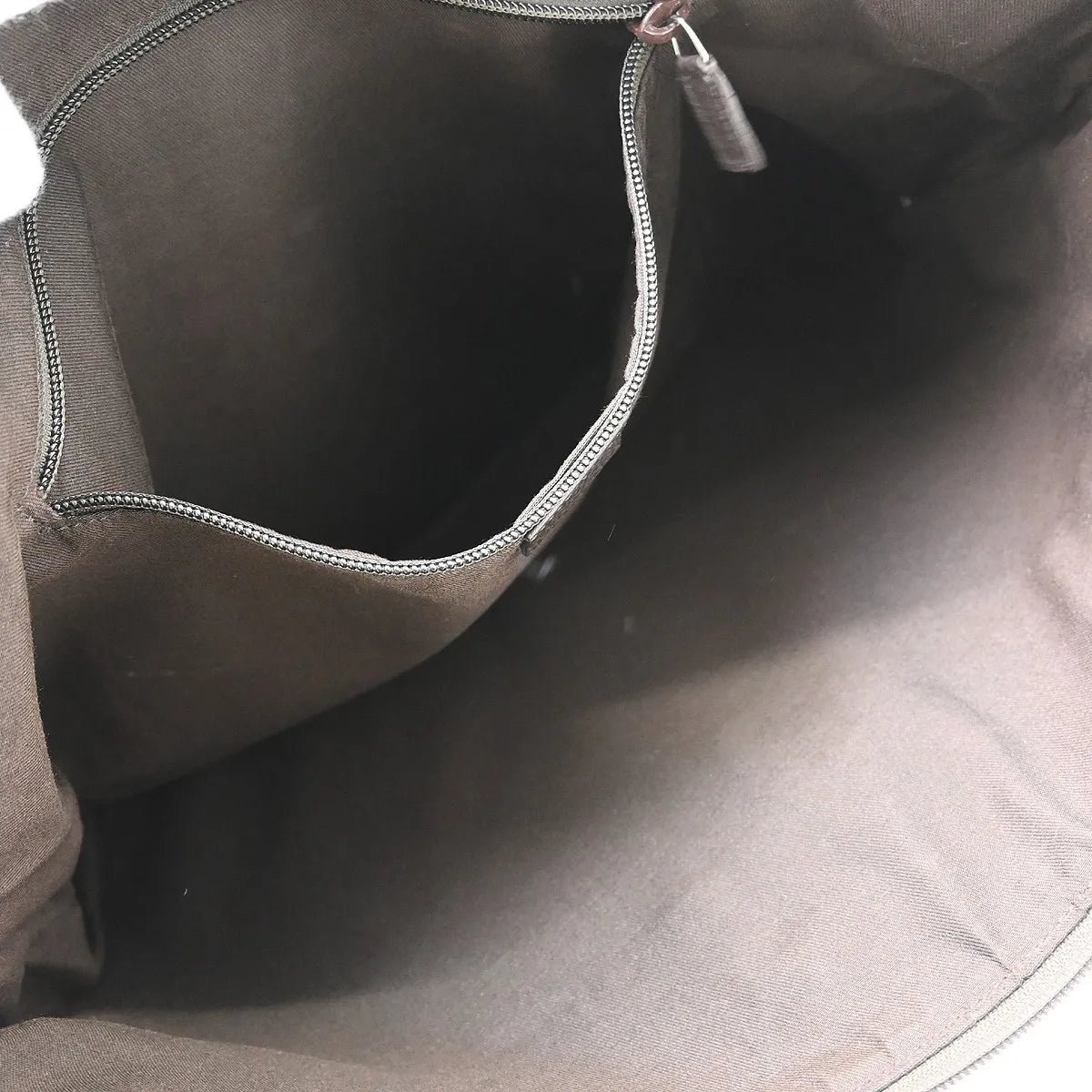 Gucci Messenger Bag (Outlet) GG Canvas and white leather, Brown, Canvas, Shoulder Bag