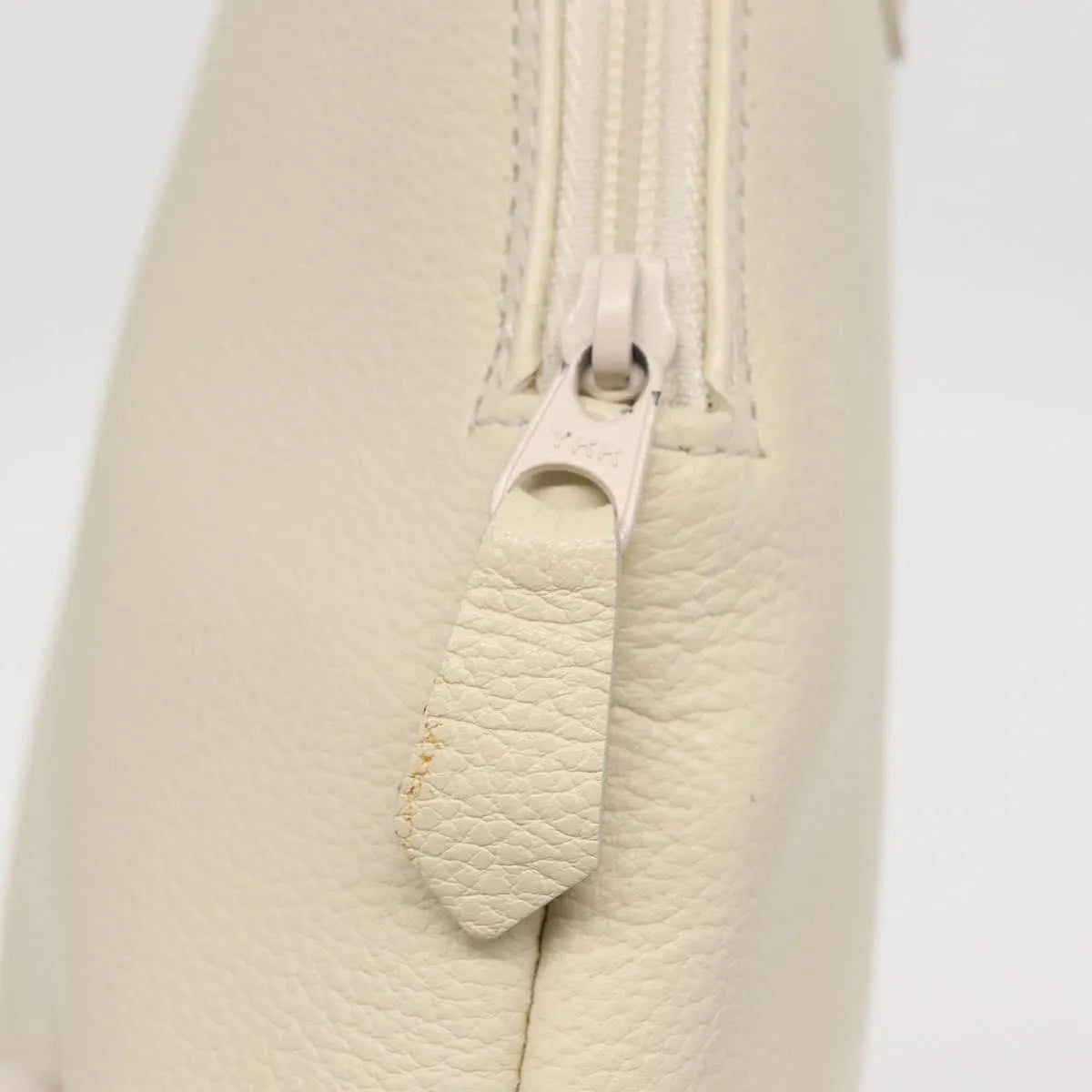 Saint Laurent Vintage handbag Leather, White, Leather, Handbag