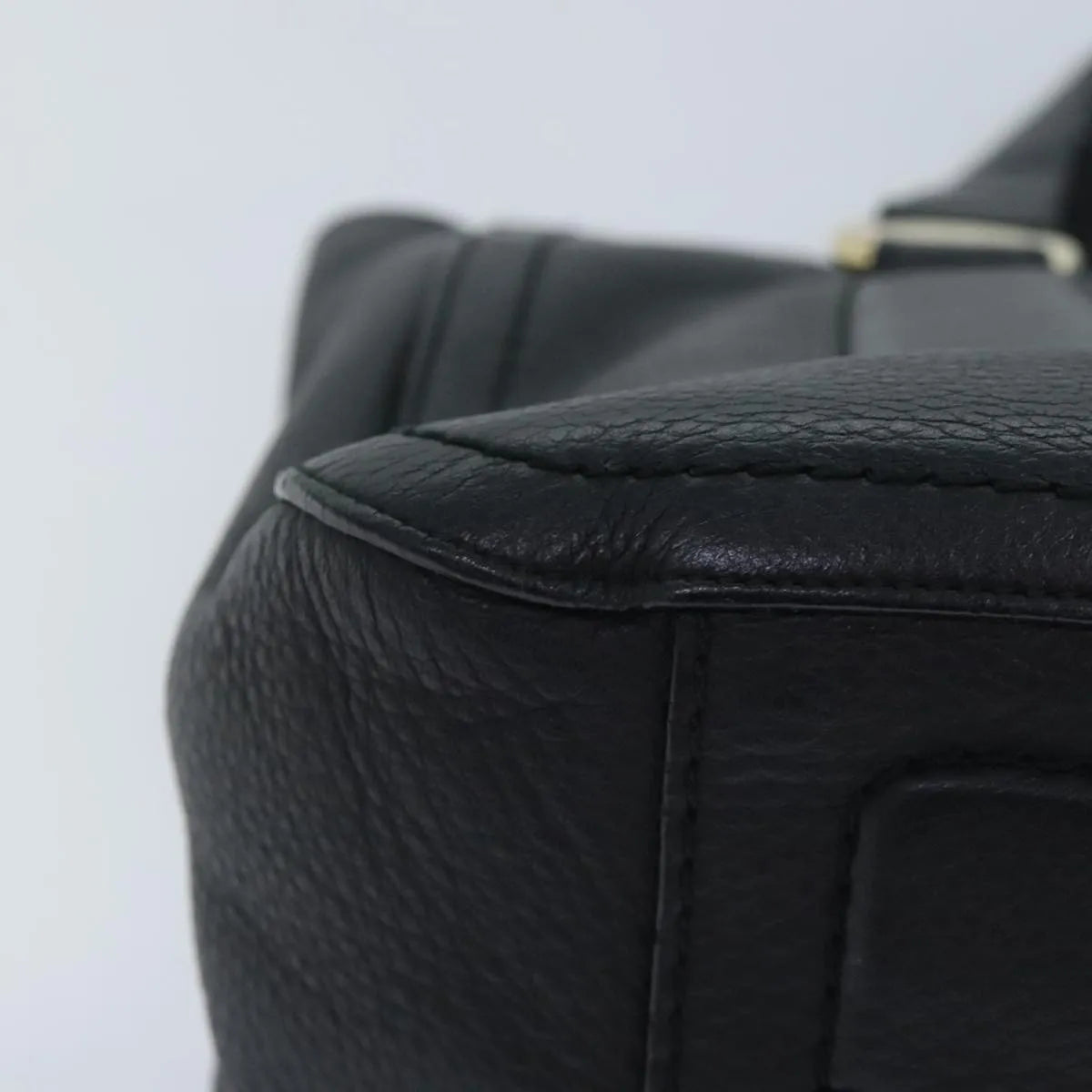 Salvatore Ferragamo Vala Leather, Black, Leather, Handbag