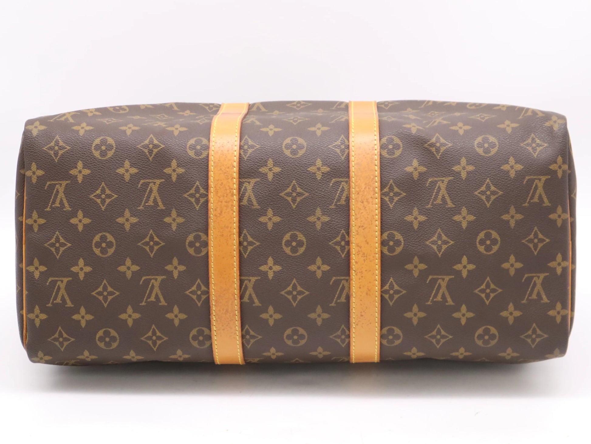 Louis Vuitton Keepall Monogram Canvas, Brown, Canvas, Travel Bag