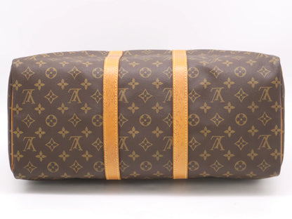 Louis Vuitton Keepall Monogram Canvas, Brown, Canvas, Travel Bag