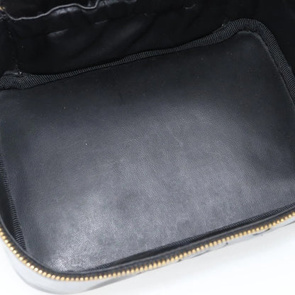Chanel Vintage Timeless Cosmetic Case Patent, Black, Patent Leather, Handbag