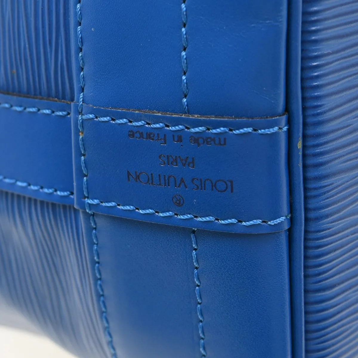 Louis Vuitton Noe Epi Leather, Blue, Leather, Shoulder Bag