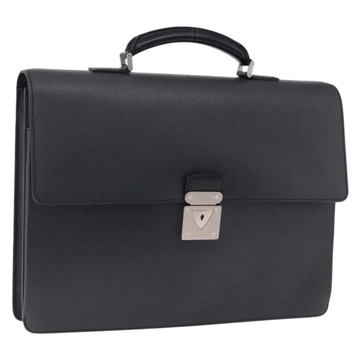 Louis Vuitton Robusto Taiga, Black, Leather, Briefcase