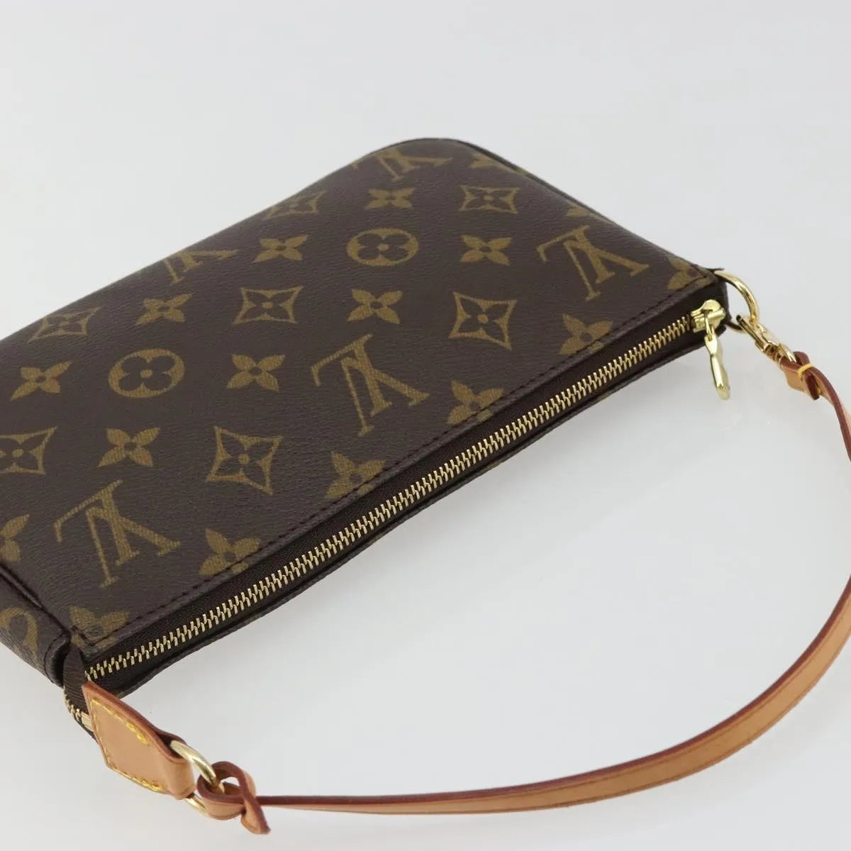 Louis Vuitton Pochette Accessoires NM Monogram Canvas, Brown, Canvas, Clutch