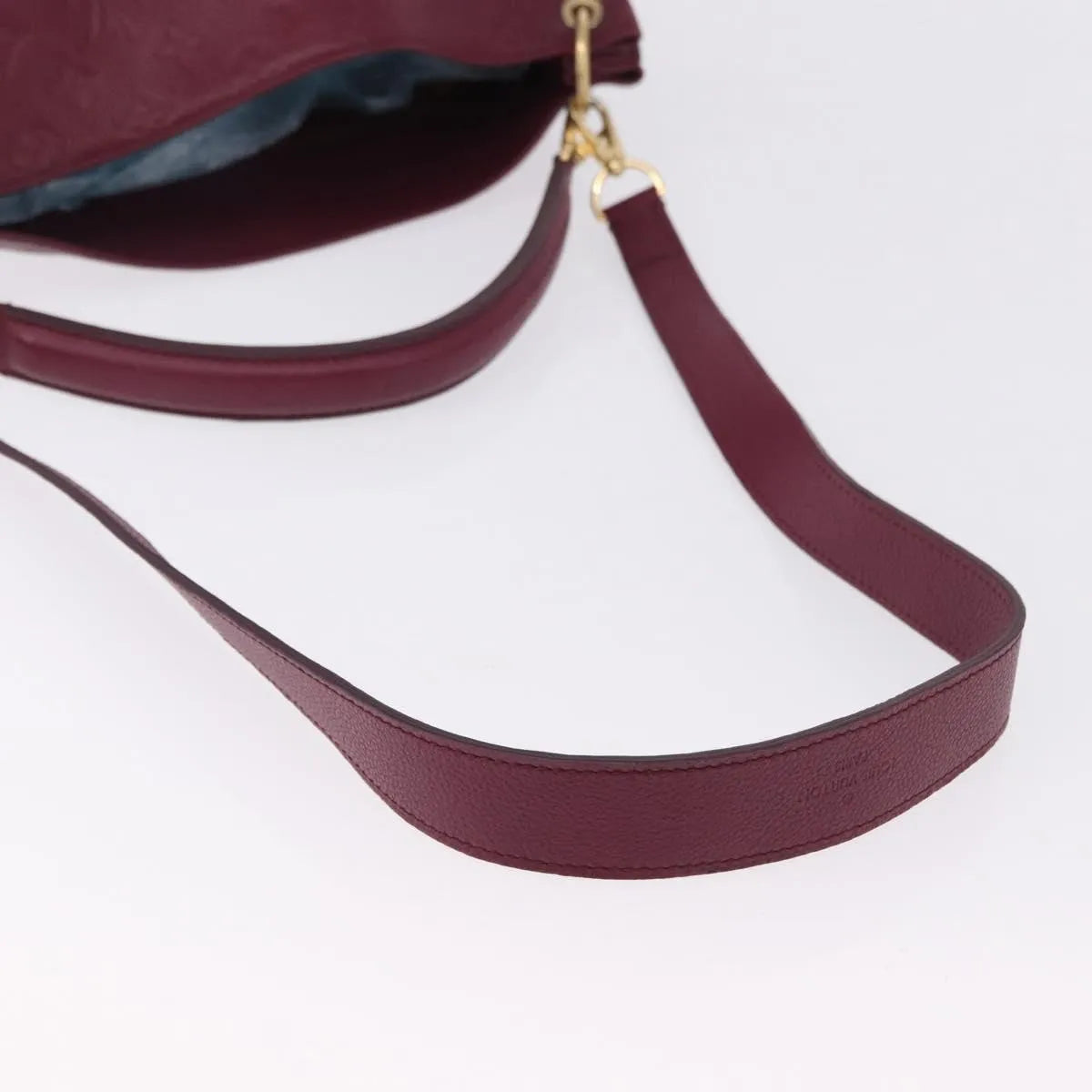 Louis Vuitton Metis Hobo Monogram Empreinte Leather, Burgundy, Leather, Handbag