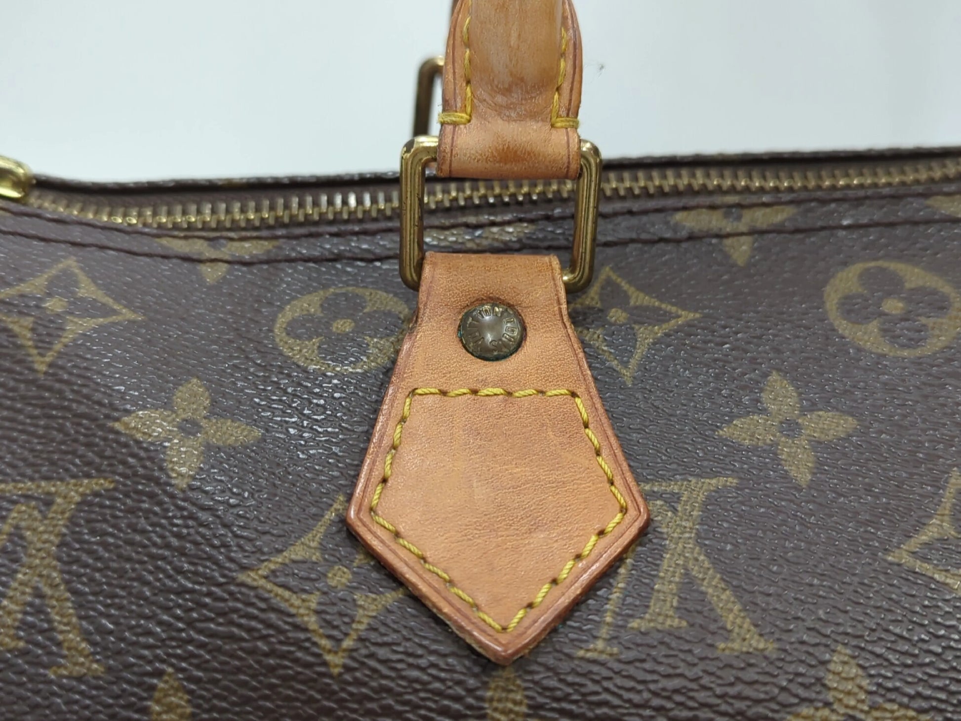 Louis Vuitton Speedy Monogram Canvas, Brown, Canvas, Handbag