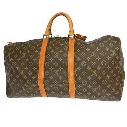 Louis Vuitton Keepall Monogram Canvas, Brown, Canvas, Travel Bag