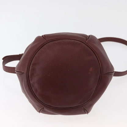 cartier Must de cartier Leather, Burgundy, Leather, Shoulder Bag
