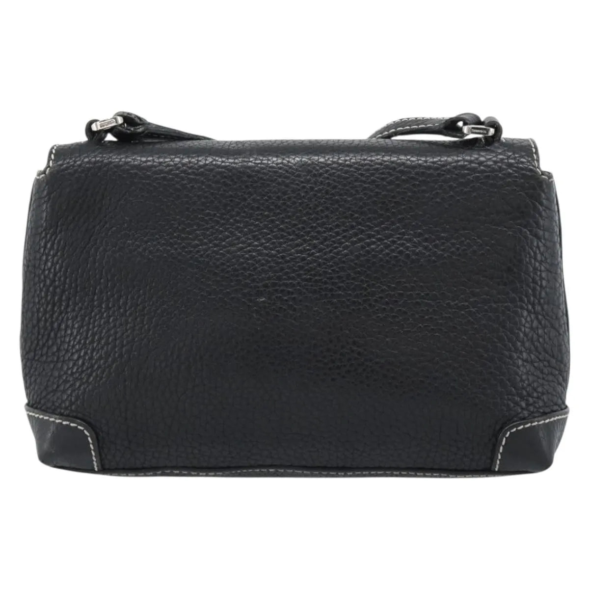 Tiffany & Co. Vintage Leather, Black, Leather, Shoulder Bag