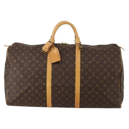 Louis Vuitton Keepall Monogram Canvas, Brown, Canvas, Travel Bag