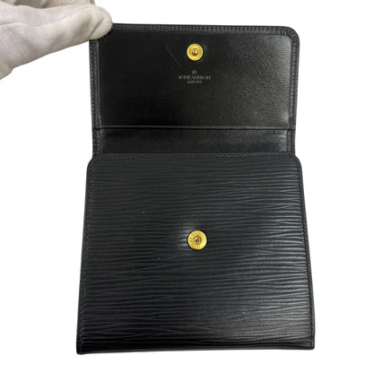 Louis Vuitton Pochette Accessoires Monogram Canvas, Black, Leather, Wallet