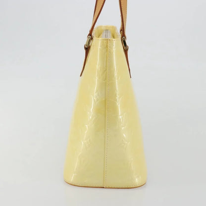 Louis Vuitton Houston Monogram Vernis, Beige, Patent Leather, Tote Bag
