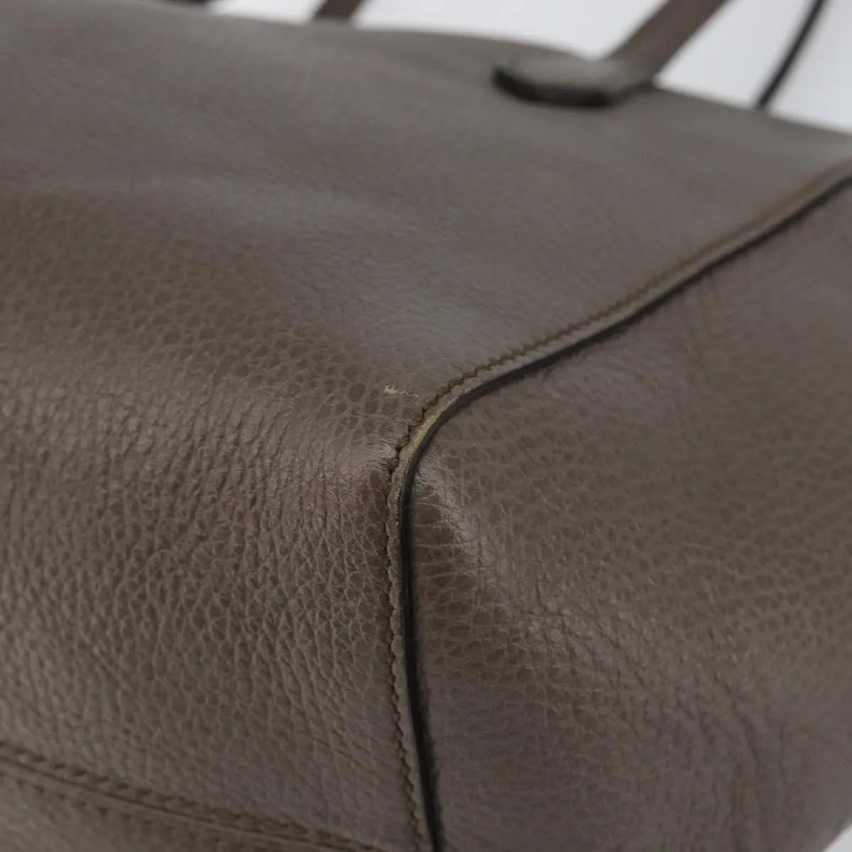 Gucci Swing Tote Leather, Gray, Leather, Tote Bag