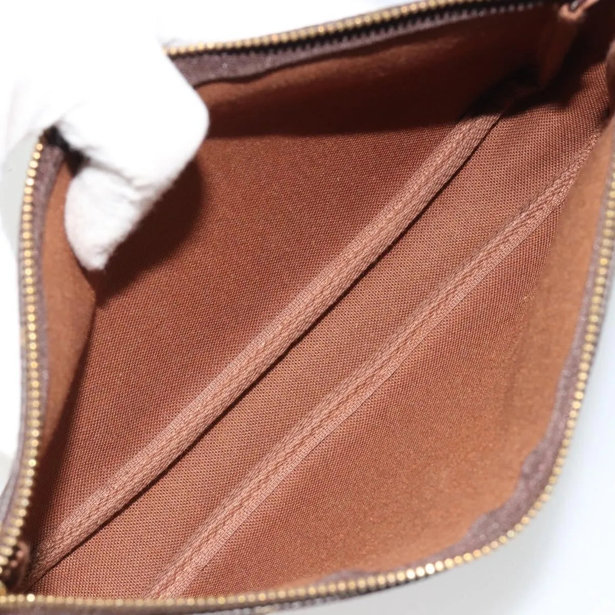 Louis Vuitton Pochette Accessoires NM Monogram Canvas, Brown, Canvas, Clutch