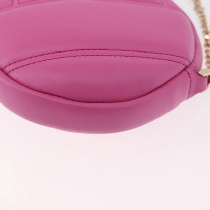 Bvlgari Shoulder Leather, Pink, Leather, Shoulder Bag
