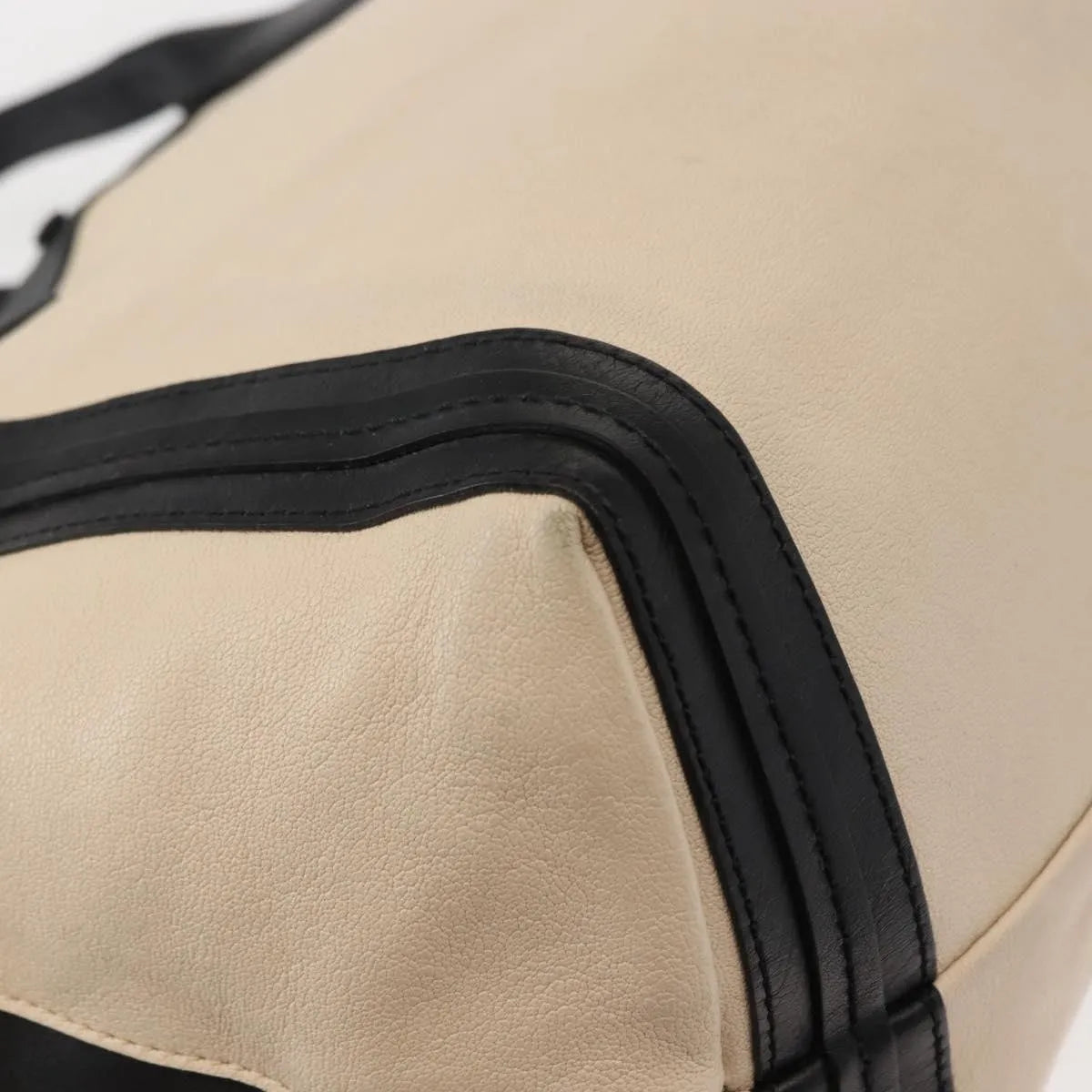 Chloe Alison East West Tote Leather, Beige, Leather, Tote Bag