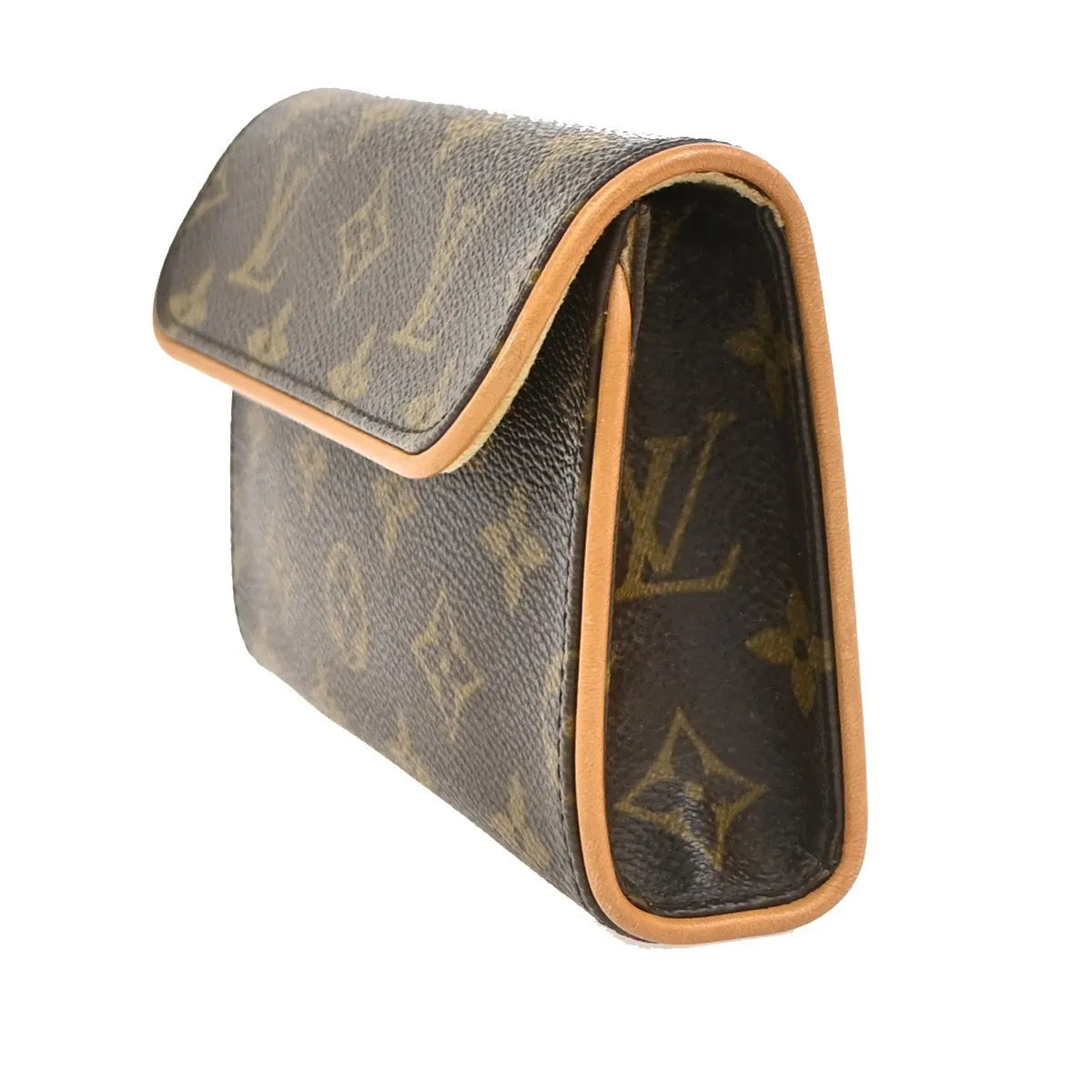Louis Vuitton Florentine Waist Monogram Canvas, Brown, Canvas, Clutch