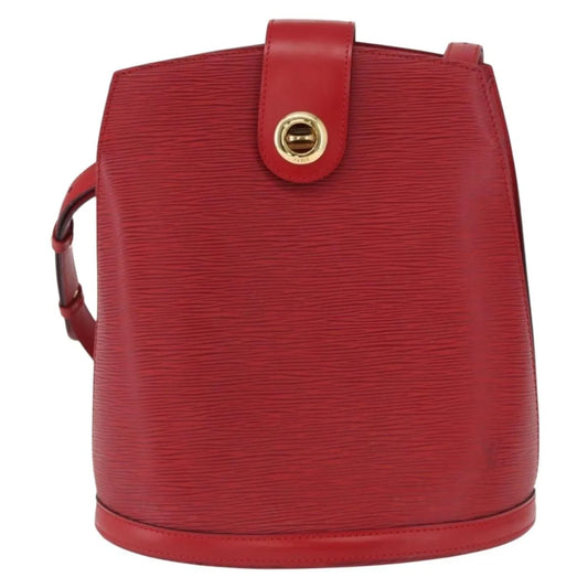 Louis Vuitton Cluny Epi Leather, Red, Leather, Shoulder Bag