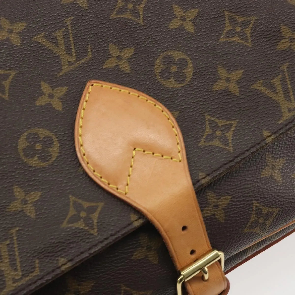 Louis Vuitton Cartouchiere Monogram Canvas, Brown, Canvas, Shoulder Bag