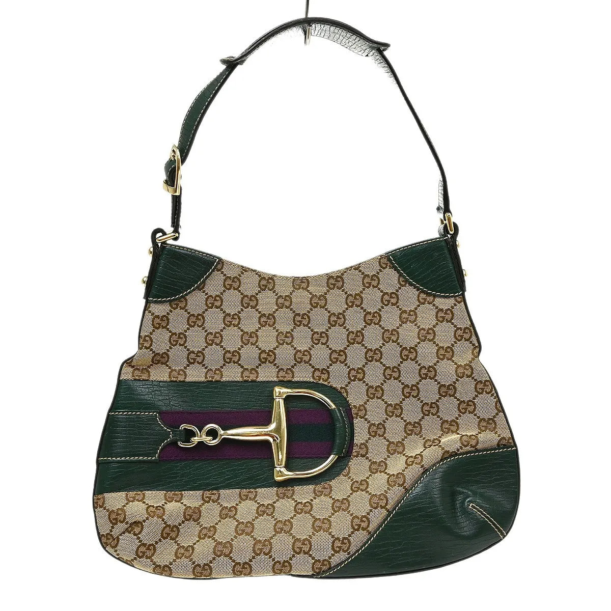 Gucci Sherry line shoulder Canvas, Beige, Canvas, Handbag