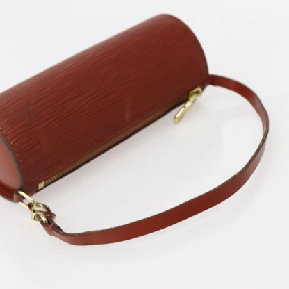 Louis Vuitton Soufflot Pochette Epi Leather, Brown, Leather, Clutch