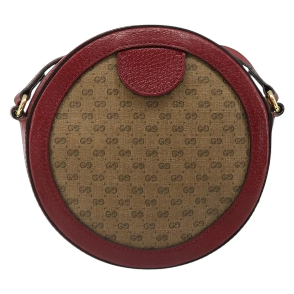 Gucci Doraemon Round Printed Mini GG Coated Canvas, Beige, Canvas, Shoulder Bag