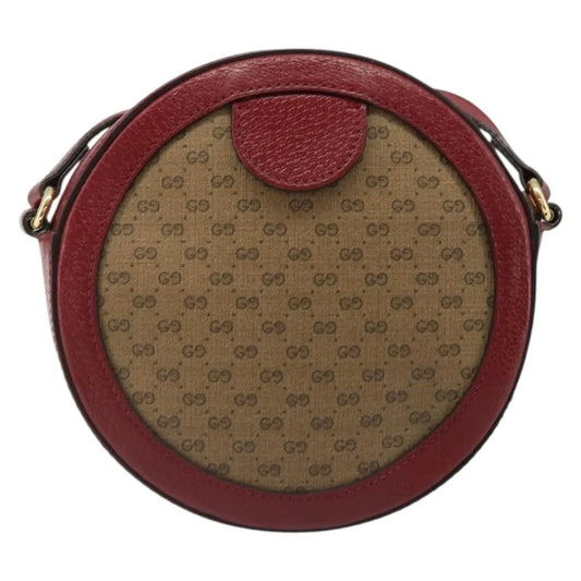 Gucci Doraemon Round Printed Mini GG Coated Canvas, Beige, Canvas, Shoulder Bag