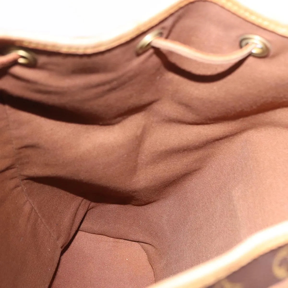 Louis Vuitton Montsouris Monogram, Brown, Canvas, Backpack