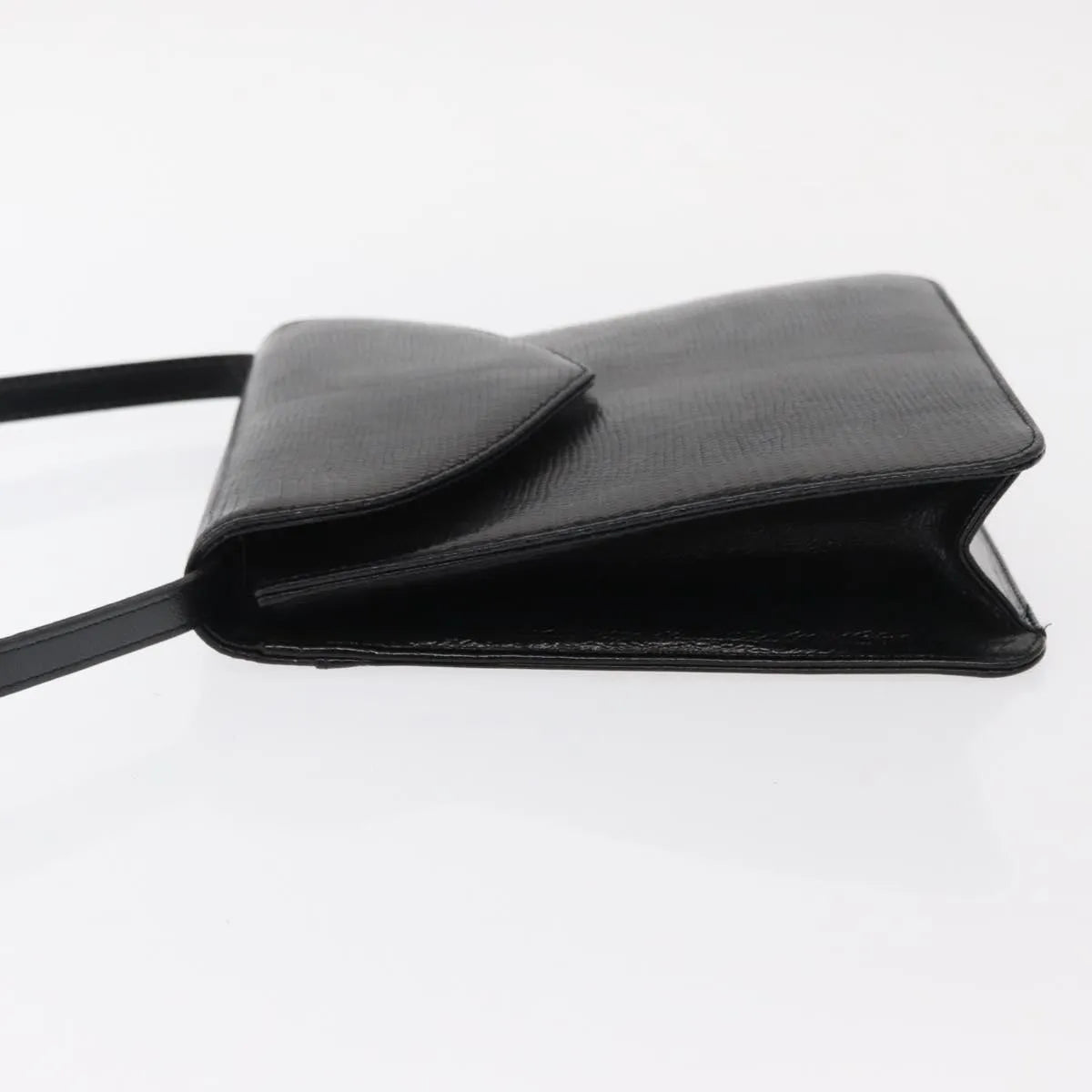 Saint Laurent Vintage Leather, Black, Leather, Shoulder Bag
