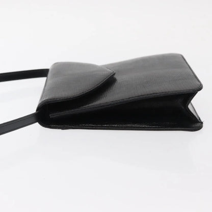 Saint Laurent Vintage Leather, Black, Leather, Shoulder Bag