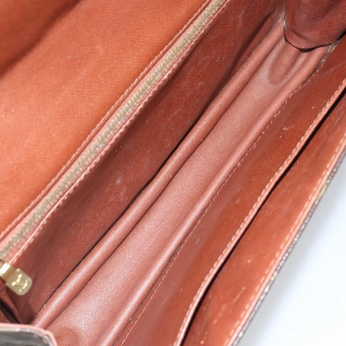 Louis Vuitton Dame Pochette Monogram Canvas, Brown, Canvas, Clutch
