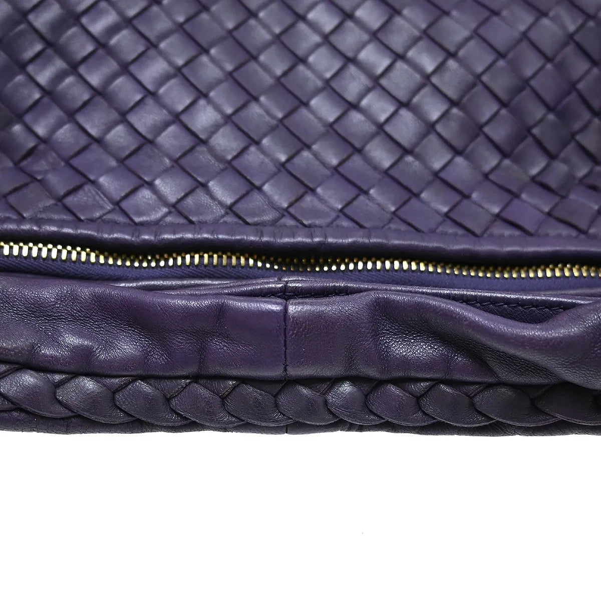 Bottega Veneta Veneta Hobo Intrecciato Nappa, Purple, Leather, Handbag