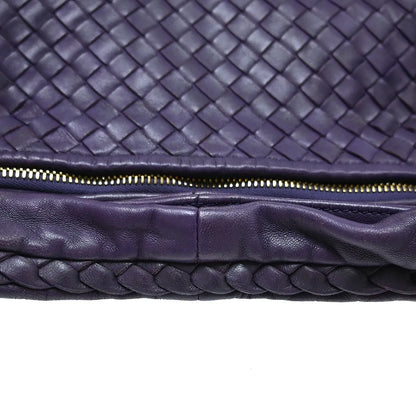 Bottega Veneta Veneta Hobo Intrecciato Nappa, Purple, Leather, Handbag