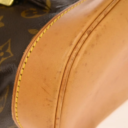 Louis Vuitton Montsouris Monogram, Brown, Canvas, Backpack