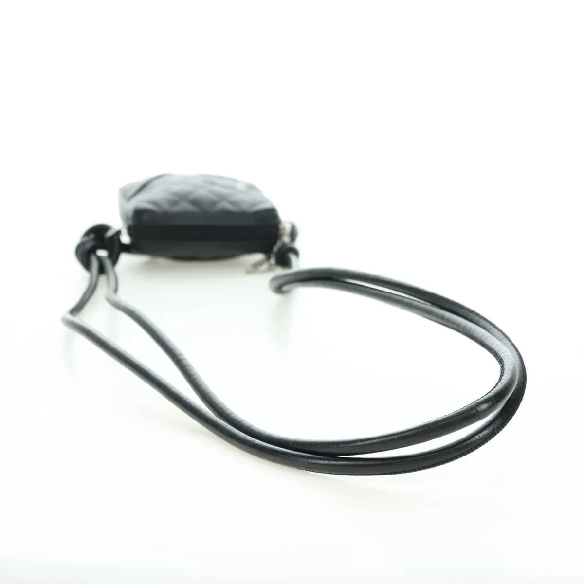 Chanel Cambon Crossbody Bag Quilted leather, Black, Leather, Shoulder Bag