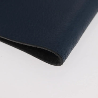 Hermes Agenda Cover Epsom, Navy, Leather, Clutch