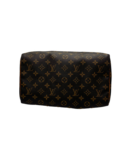 Louis Vuitton Speedy Monogram Canvas, Brown, Canvas, Handbag