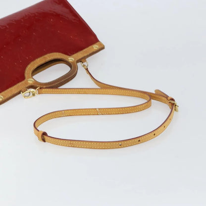 Louis Vuitton Roxbury Drive Monogram Vernis, Red, Patent Leather, Handbag