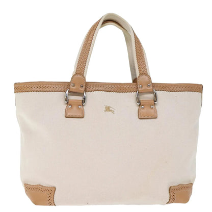 Burberry Blue Label Canvas, Beige, Canvas, Tote Bag