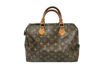 Louis Vuitton Speedy Monogram Canvas, Brown, Canvas, Handbag