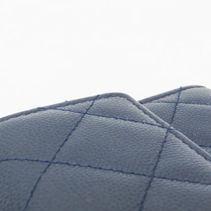 Chanel Matelasse Zippy CC, Navy, Calfskin, Wallet