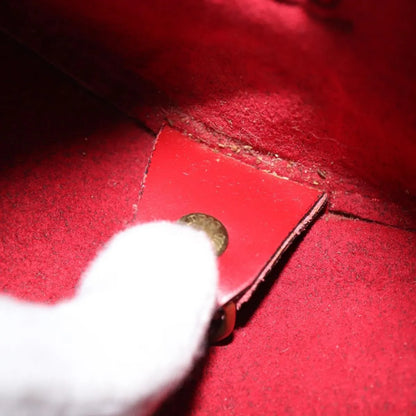 Louis Vuitton Soufflot Epi Leather, Red, Leather, Handbag