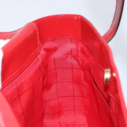 Celine vintage Leather, Red, Leather, Handbag