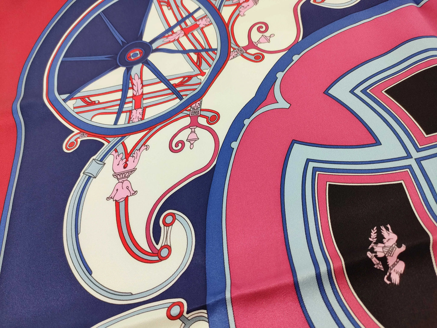 Hermes Carré 90 Silk multicolor, Multicolour, Silk, Scarf