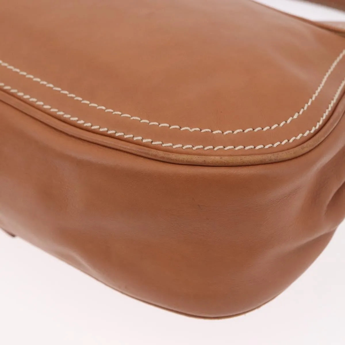 Celine Biker Boogie Satchel Leather, Brown, Leather, Shoulder Bag