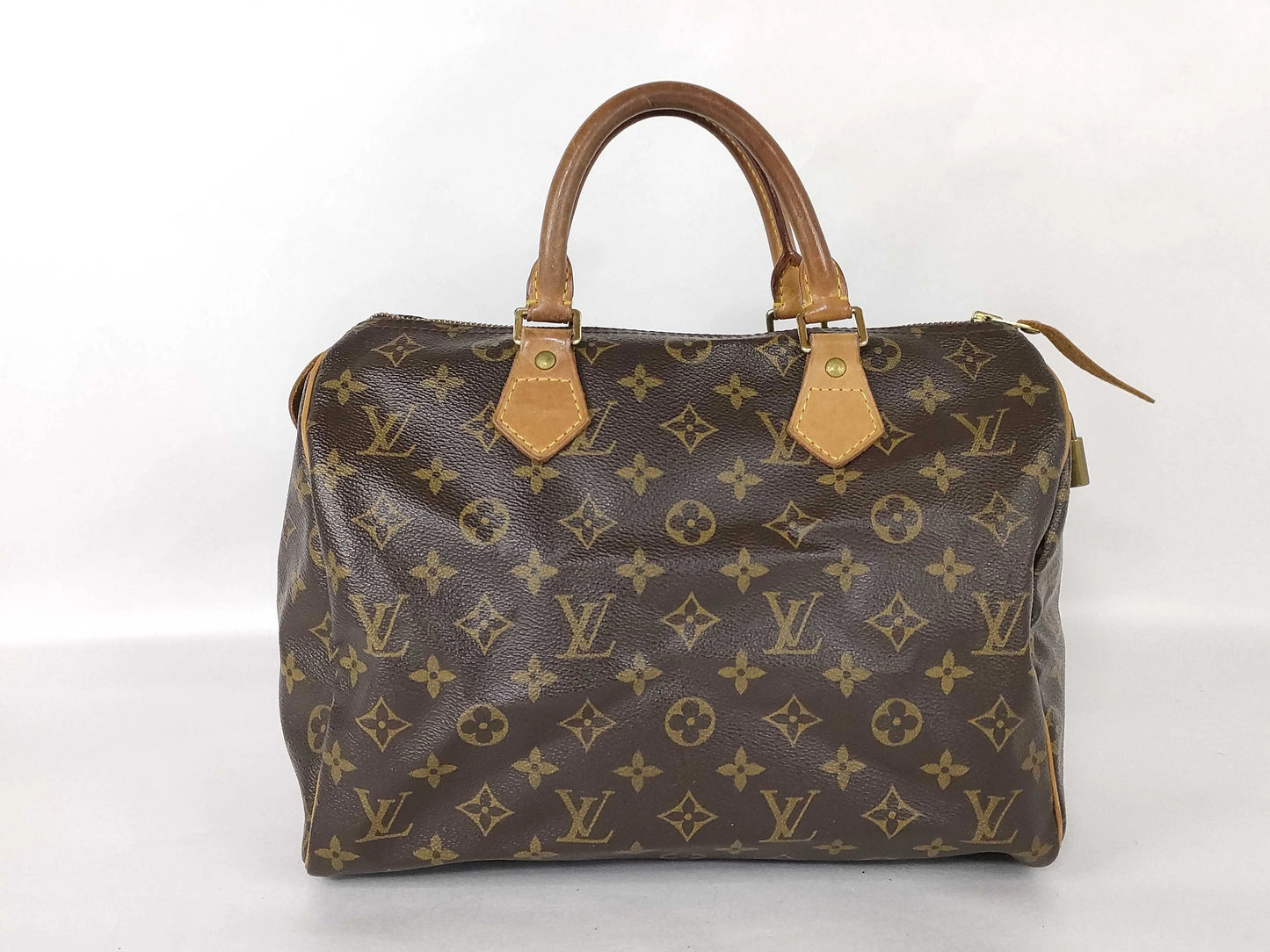 Louis Vuitton Speedy Monogram Canvas, Brown, Canvas, Handbag