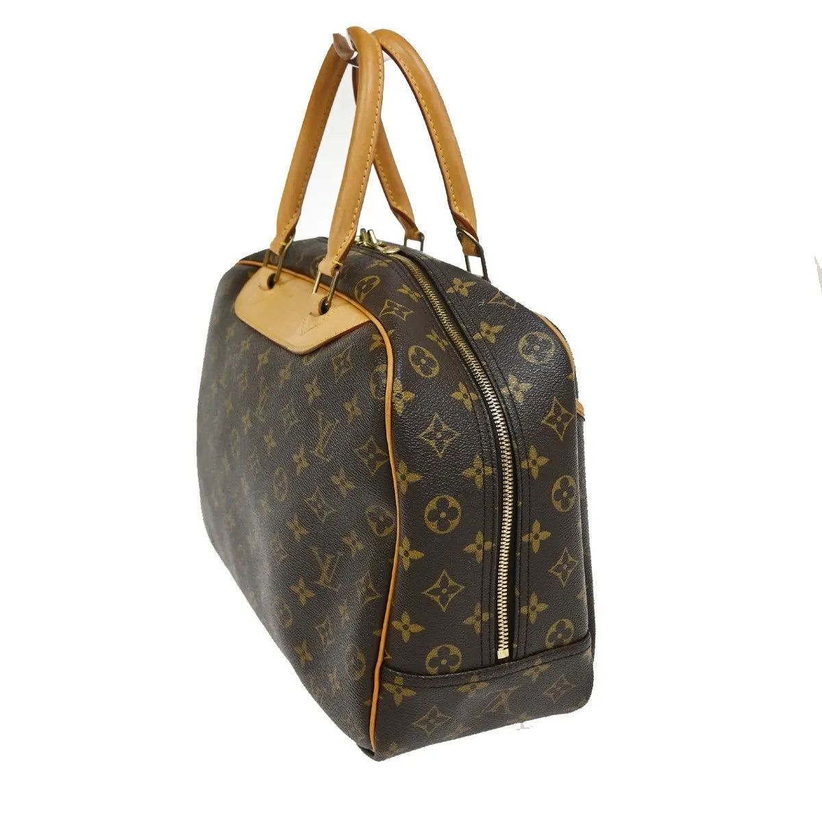 Louis Vuitton Deauville Monogram Canvas, Brown, Canvas, Handbag
