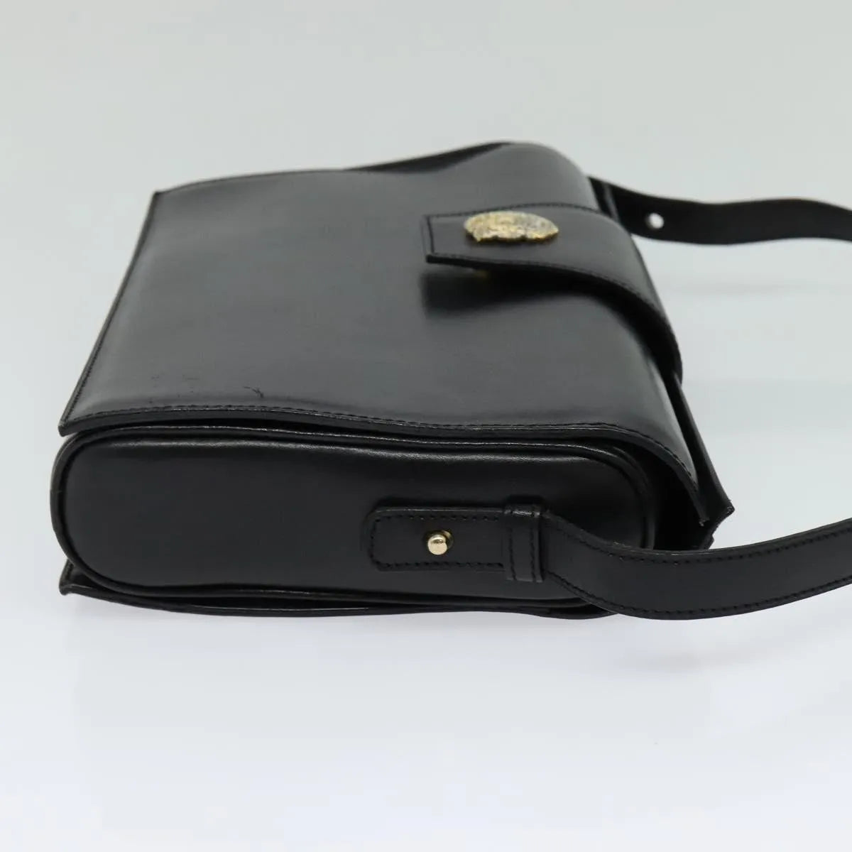 Celine Vintage Leather, Black, Leather, Shoulder Bag